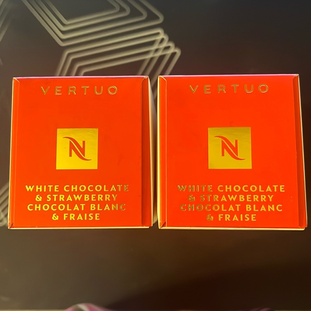 Nespresso Vertuo (VL) Limited Edition White Chocolate & Strawberry (2 sleeves)